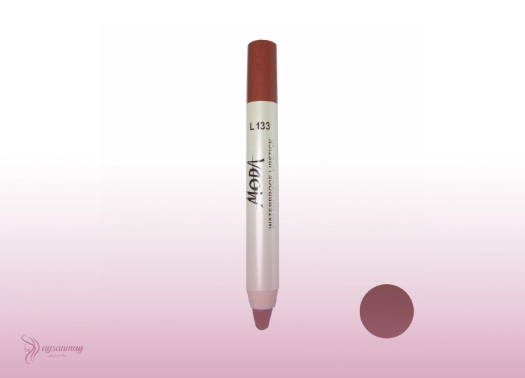 رژلب مدادی مودا مدل waterproof lipstick